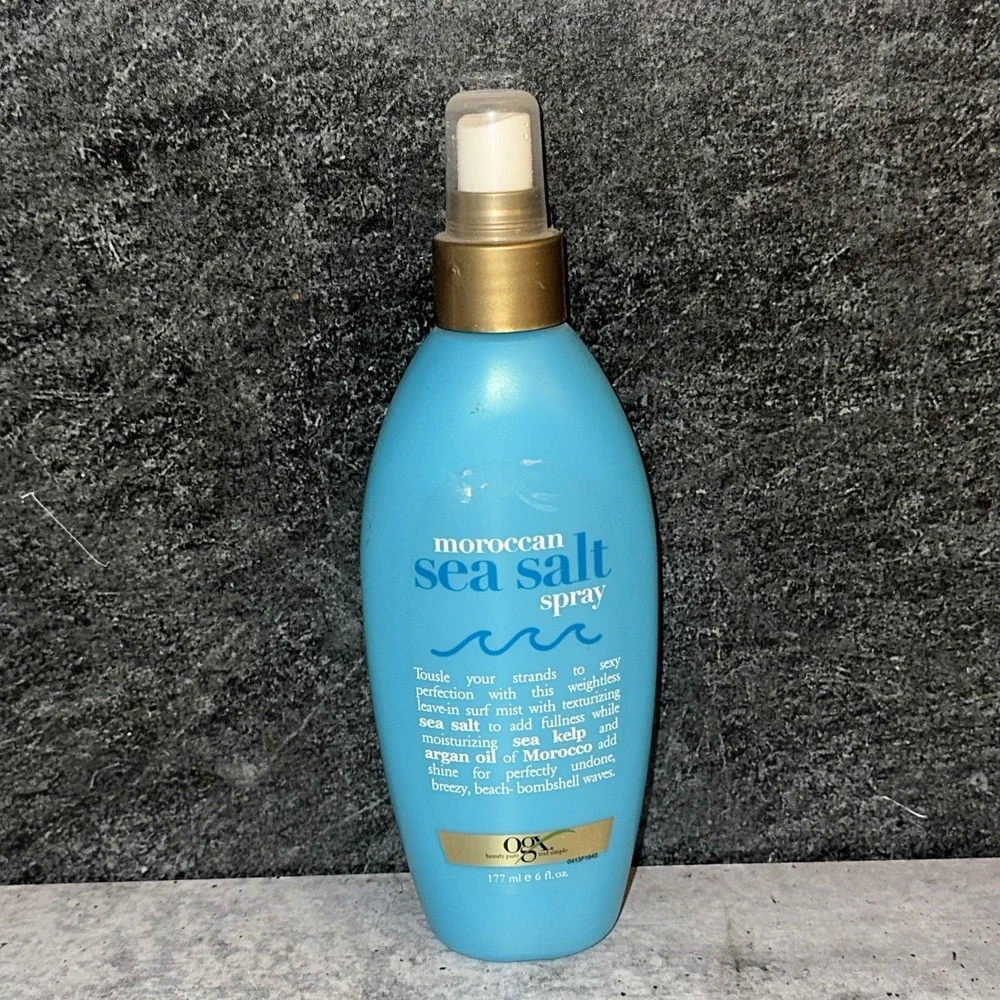 OGX Moroccan Sea Salt Spray Beach Waves Texturizer 6 Fl Oz/ 177 ml